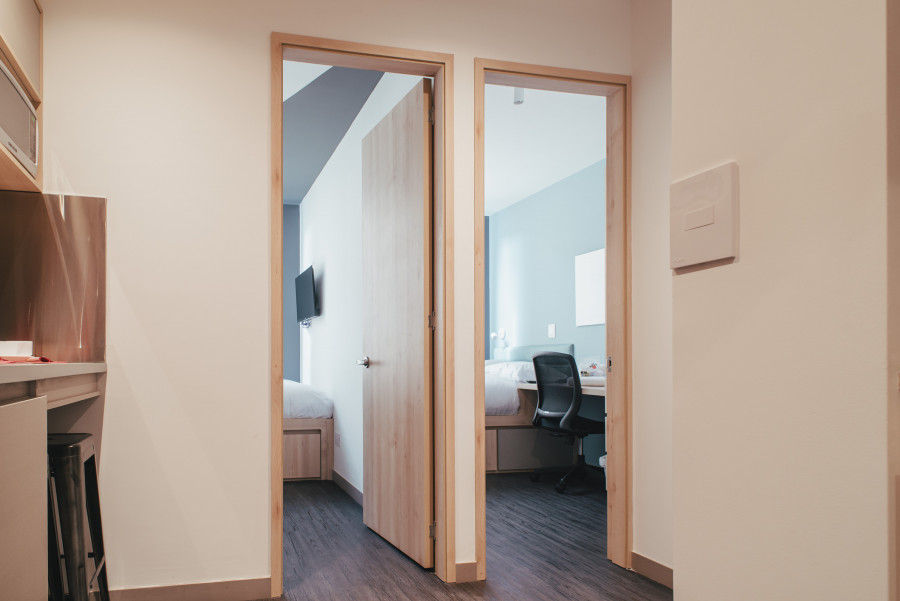 Cama habitación Twin Private Chia The Spot for Living